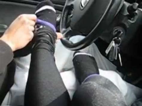 feet worship car